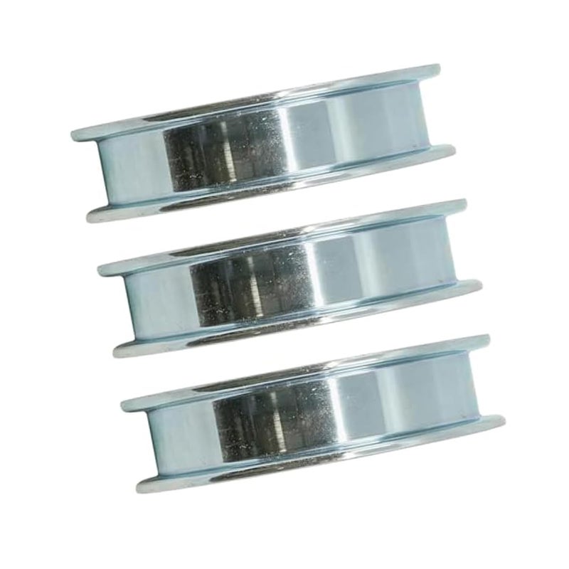 Xiaoyudou 3 Pack Flat ldler Pulley Fit for Bad boy 48" 50" 54" 60" ZT Series, 48" 54" MZ Series, 54" 61" 72" Outlaw Series Replaces 033-8000-00 033-2000-00 033-7201-00 033-7201-25 - Image 2